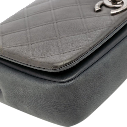 Chanel Paris Edinburgh Medium Diamond Embossed Calfskin New Chic Flap