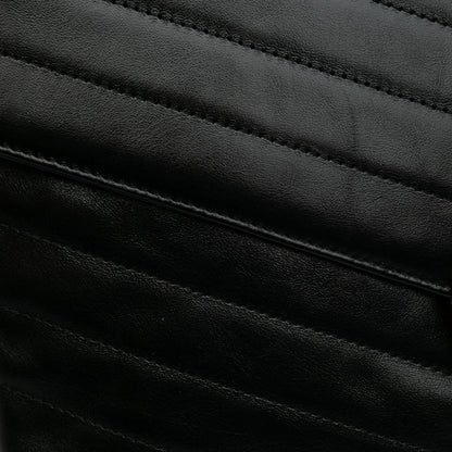 Chanel Paris Hamburg Chevron Lambskin Clutch