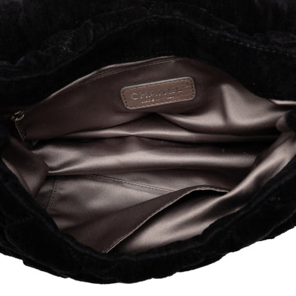 Chanel Paris Moscou Bubble Quilted Velvet Flap