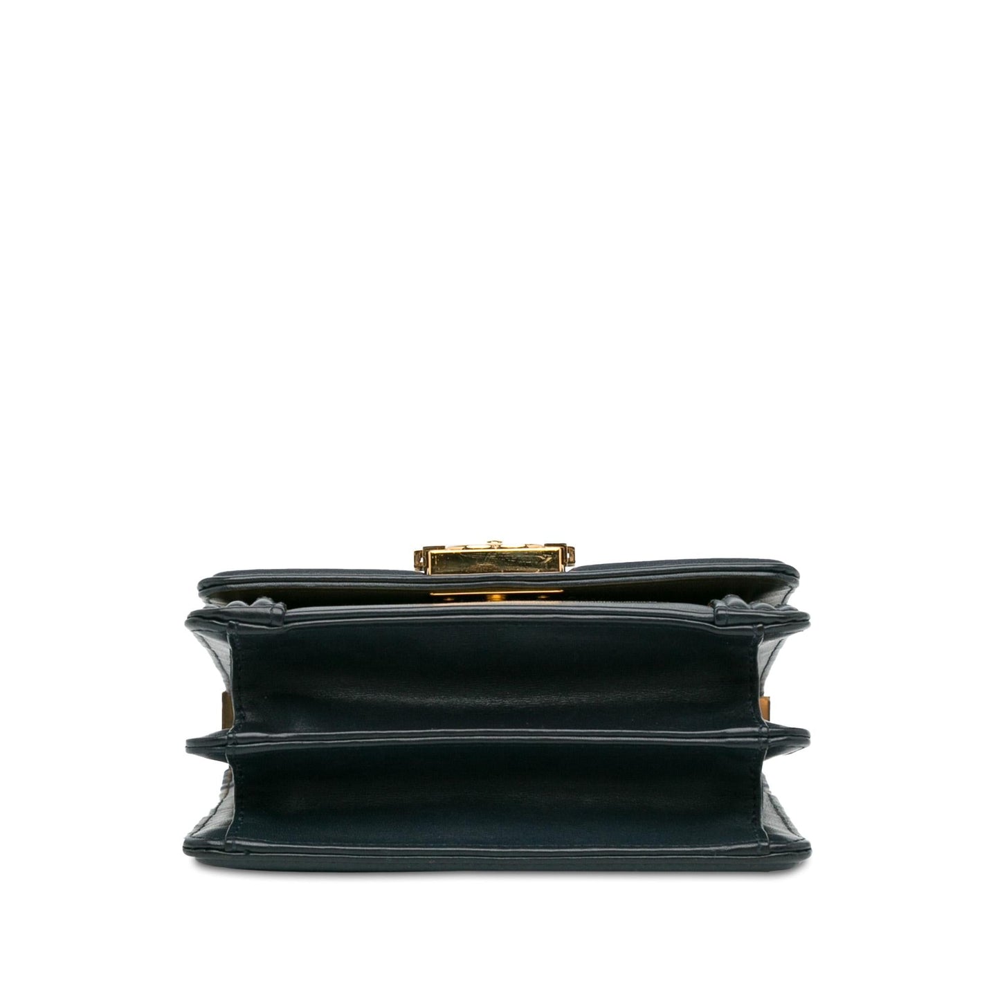 Chanel Paris New York Metallic Lambskin Striped North South Boy Flap