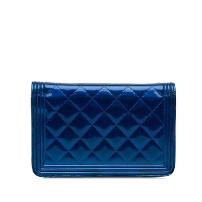 Chanel Patent Boy Wallet on Chain (SHG-0Lw1R6)