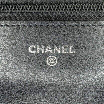 Chanel Patent Camellia Wallet On Chain (SHG-s5zcX3)