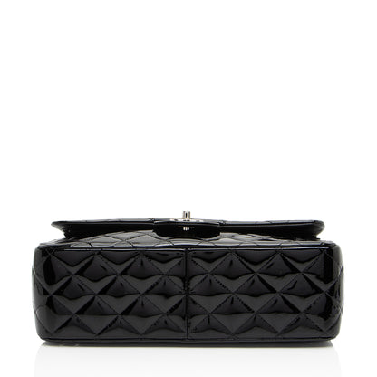 Chanel Patent Leather Classic Jumbo Double Flap Bag