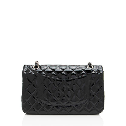 Chanel Patent Leather Classic Medium Double Flap Bag