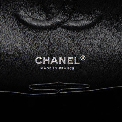 Chanel Patent Leather Classic Medium Double Flap Bag