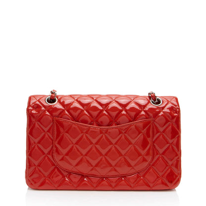 Chanel Patent Leather Classic Medium Double Flap Bag (SHF-N0PJ3H)