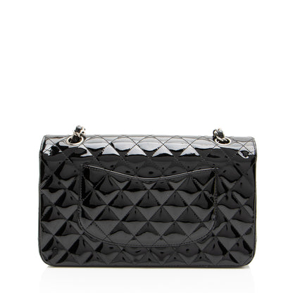 Chanel Patent Leather Classic Medium Double Flap Bag (SHF-XaMpG8)