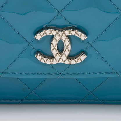 Chanel Patent Leather Classic Wallet on Chain Bag (SHF-URfiPE)