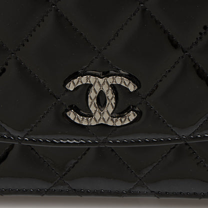 Chanel Patent Leather Classic Wallet on Chain