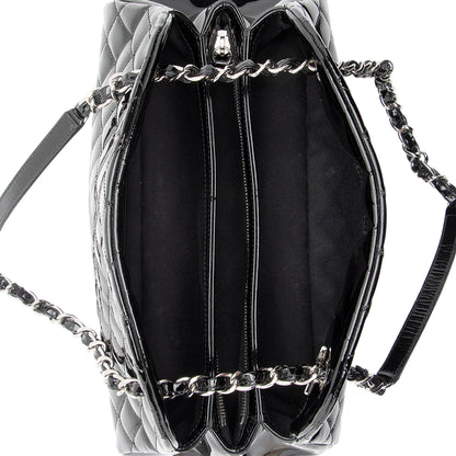 Chanel Patent Leather Just Mademoiselle Bowler Bag (SHF-xTHbdI)