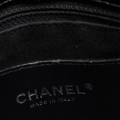 Chanel Patent Leather Just Mademoiselle Large Bowler Bag (SHF-ELuN7V)