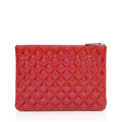 Chanel Patent Leather Medium O-Case (SHF-ZiSJ3V)