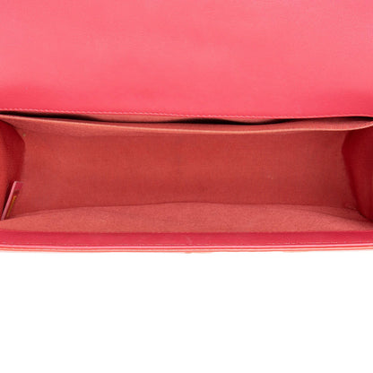 Chanel Patent Leather Old Medium Boy Bag (SHF-23602)