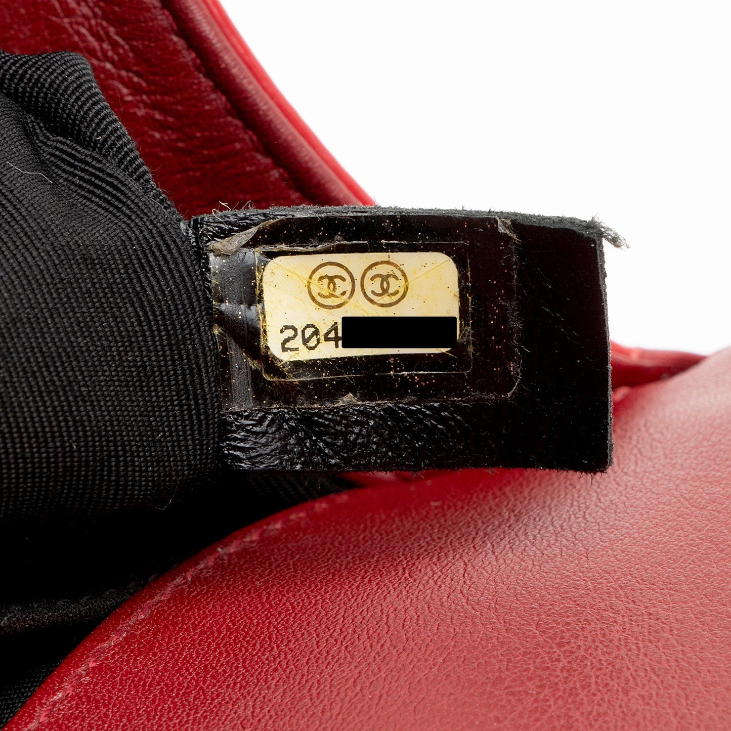 Chanel Patent Leather Plexiglass Old Medium Boy Bag