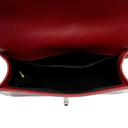 Chanel Patent Leather Plexiglass Old Medium Boy Bag