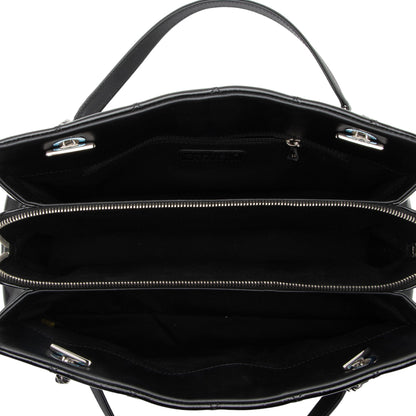 Chanel Patent Leather Timeless CC Chain Small Tote (SHF-xHTHtp)