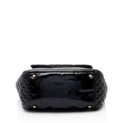 Chanel Patent Vinyl Rock and Chain Medium Shoulder Bag