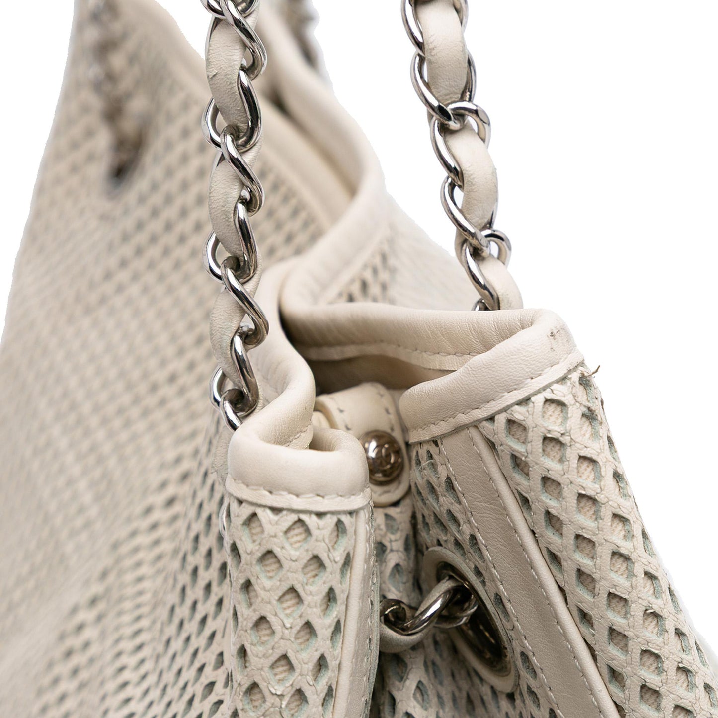 Chanel Perforated Calfskin Up In The Air North South Tote
