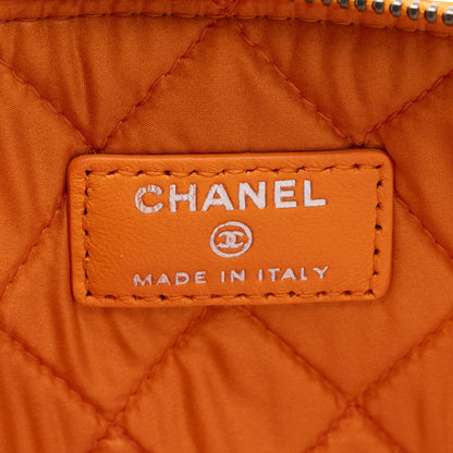 Chanel Perforated Leather Medium O-Case (SHF-1ENMya)