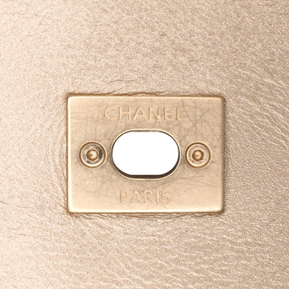 Chanel Perforated Metallic Calfskin Up In The Air Tote