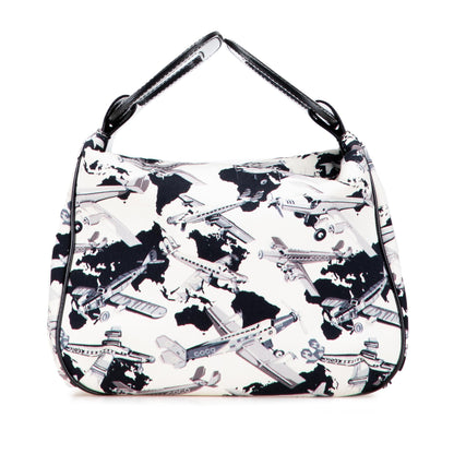 Chanel Printed Canvas Coco Airline Handbag