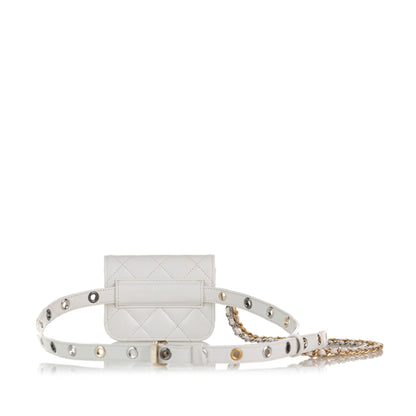 Chanel Punk Chain Leather Belt Bag (SHG-Y0gcgC)