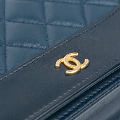 Chanel Quilted Aged Calfskin Gabrielle Wallet On Chain
