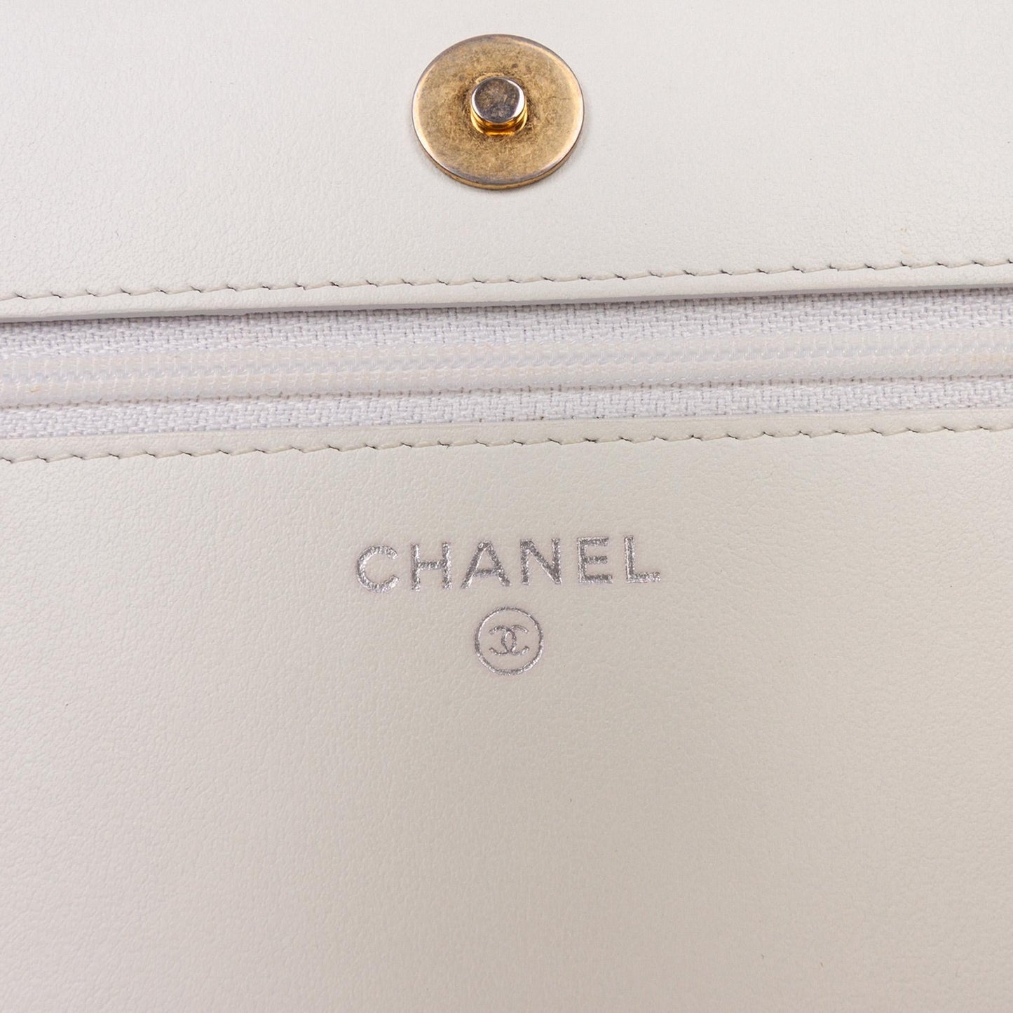 Chanel Quilted Aged Calfskin Gabrielle Wallet On Chain