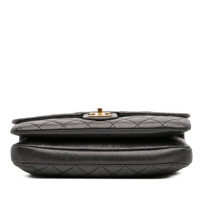 Chanel Quilted Calfskin CC Crown Flap