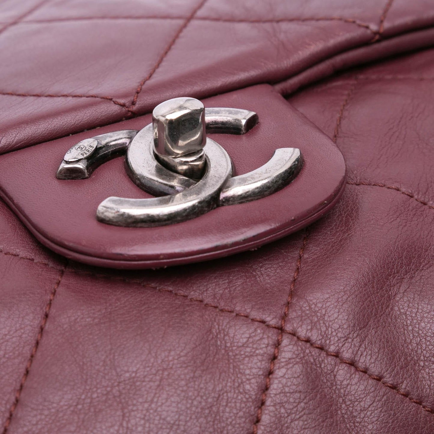 Chanel Quilted Calfskin Coco Pleats Flap
