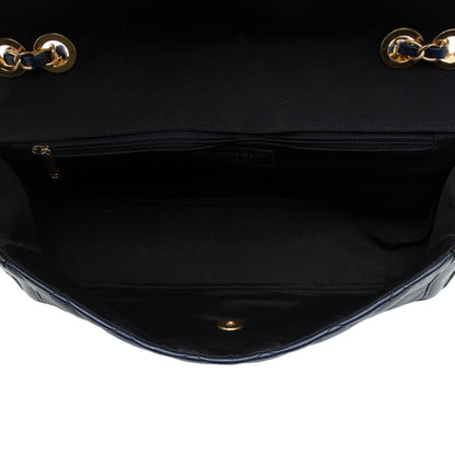 Chanel Quilted Calfskin Elegant Jumbo Flap Bag
