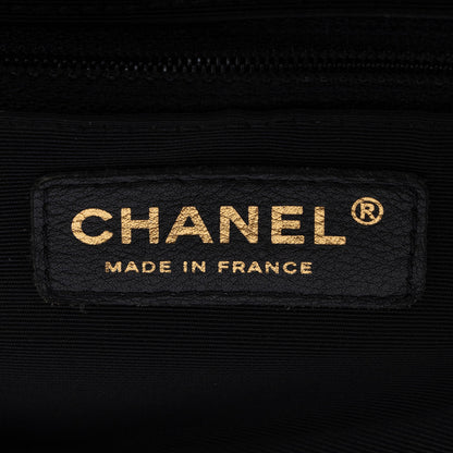 Chanel Quilted Calfskin Elegant Jumbo Flap Bag