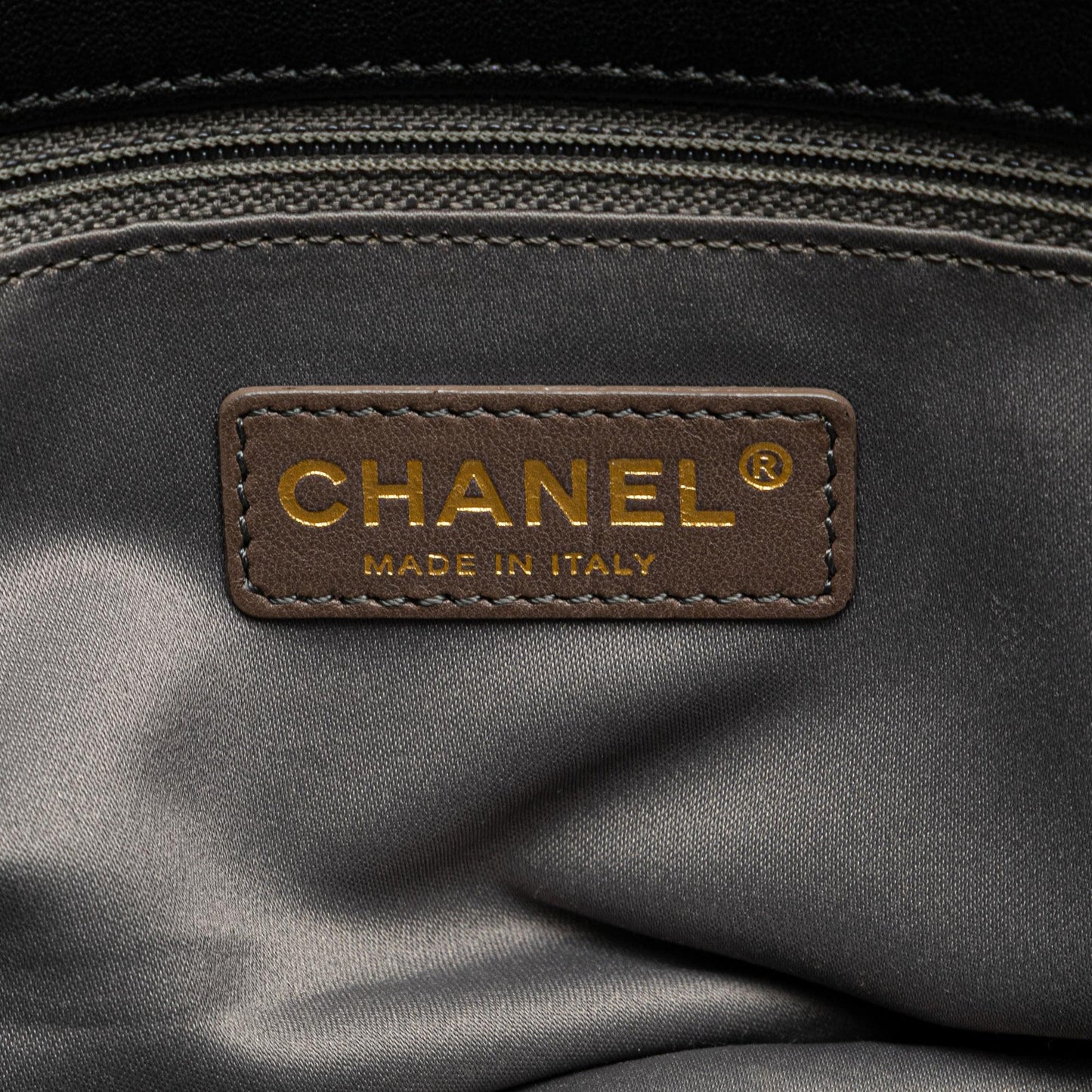 Chanel Quilted Calfskin Stitch Triptych Shoulder Bag