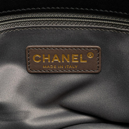 Chanel Quilted Calfskin Stitch Triptych Shoulder Bag