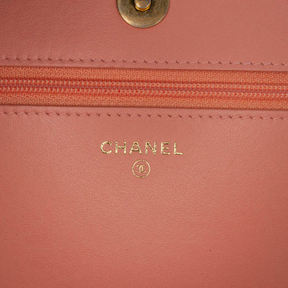Chanel Quilted Caviar Boy Wallet on Chain