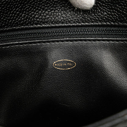 Chanel Quilted Caviar Chain Tote