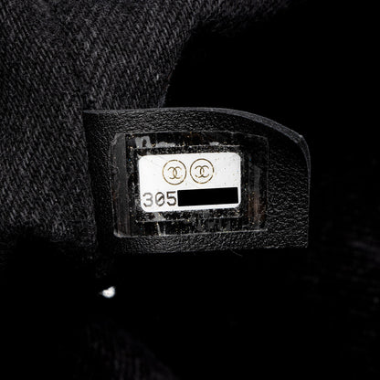 Chanel Quilted Denim CC Jumbo Single Flap Bag