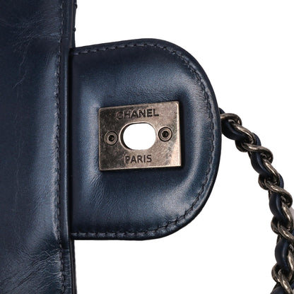 Chanel Quilted Glazed Calfskin Coco Pleats Flap