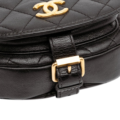 Chanel Quilted Grained Calfskin Casual Trip Messenger
