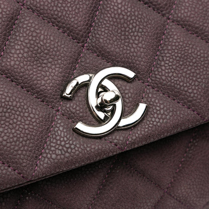 Chanel Quilted Iridescent Caviar Lady Pearly Flap