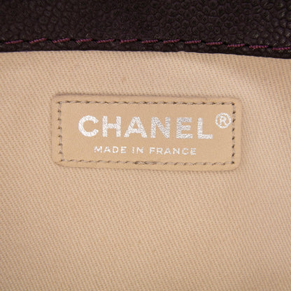 Chanel Quilted Iridescent Caviar Lady Pearly Flap