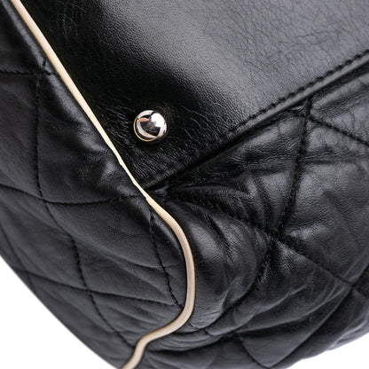 Chanel Quilted Lambskin East West Accordion Flap