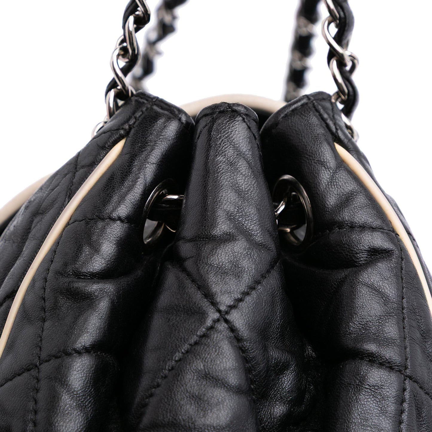 Chanel Quilted Lambskin East West Accordion Flap