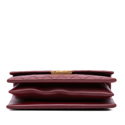 Chanel Quilted Lambskin Pagoda Accordion Flap