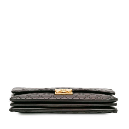 Chanel Quilted Lambskin Pagoda Accordion Flap
