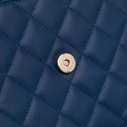 Chanel Quilted Lambskin Square Wallet on Chain