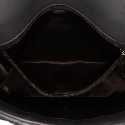 Chanel Quilted Lambskin Stitched Single Flap