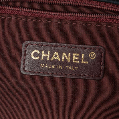 Chanel Quilted Lambskin Whipstitch Single Flap (SHG-OfzSAu)