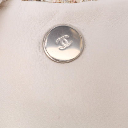 Chanel Quilted Lambskin and Tweed Elegant Trim Flap
