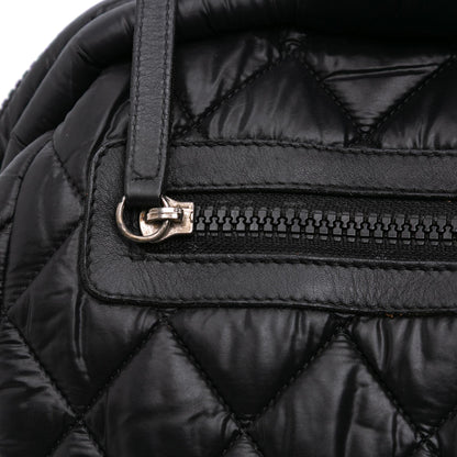 Chanel Quilted Nylon Coco Cocoon Bowler Bag
